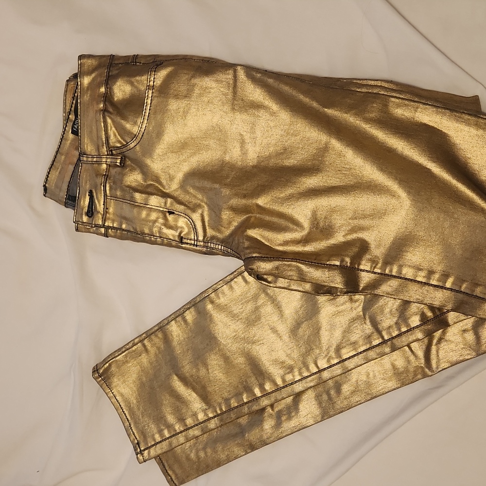 Buffalo David Bitton Women's Gold skinny  JeansSize 27 ...nwot